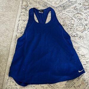 Nike Dri Fit Royal Blue Running Tank, size S